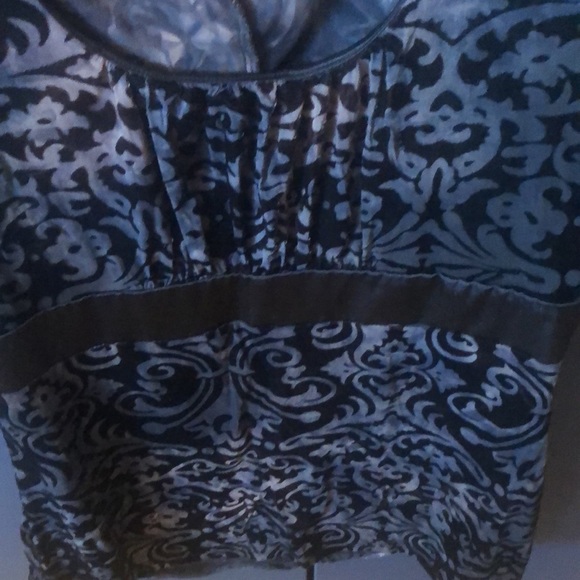 VINTAGE SAN FRANCISCO black velour top size L - Picture 6 of 9